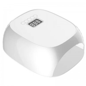 M&R 801Pro 무선 LED 네일 램프, 무선 네일 드라이어, 72W 충전식 LED 네일 라이트, 휴대용 젤 UV LED 네일 램프 4 타이머 설정 센서 및 LCD 디스플레이 녹색